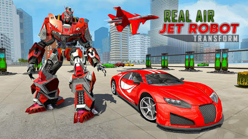 Real Air Jet Fighter - Grand Robot Shooting Games screenshot 1