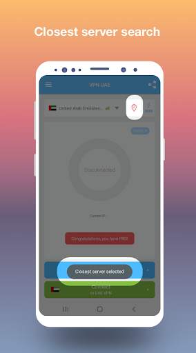 VPN UAE - Free and fast VPN connection स्क्रीनशॉट 6