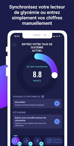 Hedia - Application personnelle de diabète screenshot 3