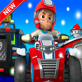 Paw Puppy Cars Racing иконка