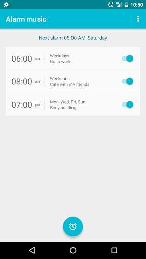 Alarm Tunes: Music Songs Clock screenshot 2