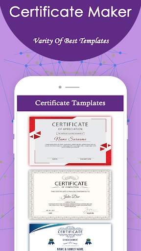 Certificate Maker screenshot 1