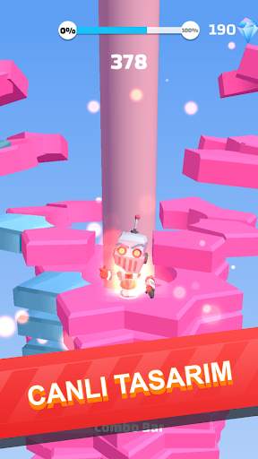 Helix Stack Jump: şut topu screenshot 3