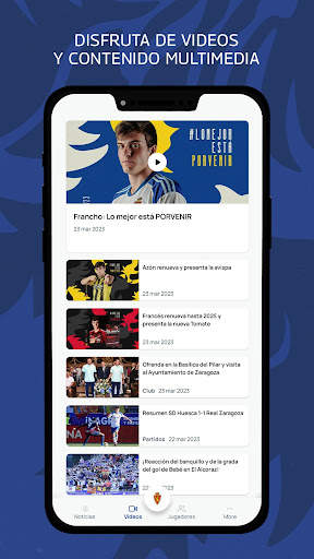 Real Zaragoza - App Oficial screenshot 3