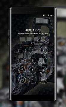 Tech theme wallpaper canon camera black metal screenshot 3
