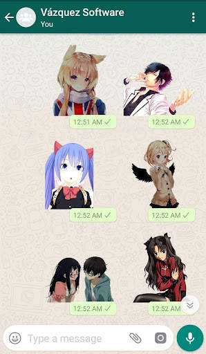 WASticker Anime Stickers screenshot 7