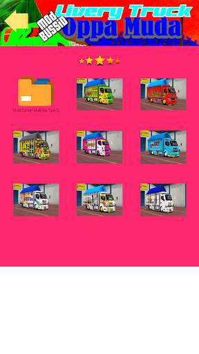 Download Mod Truk Oppa Muda Bussid Terpal Segitiga screenshot 6