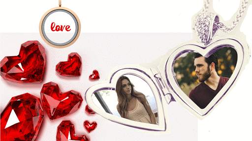 Love Locket GIF Photo Frame Editor 3 تصوير الشاشة