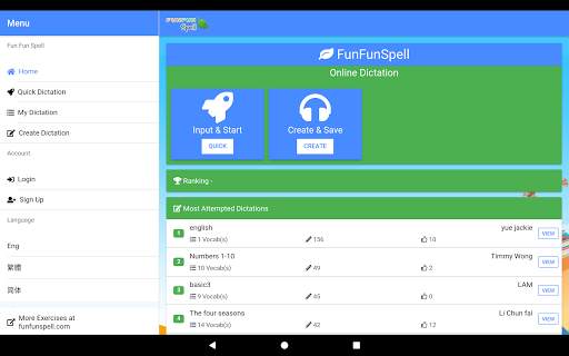 FunFunSpell English Dictation screenshot 9