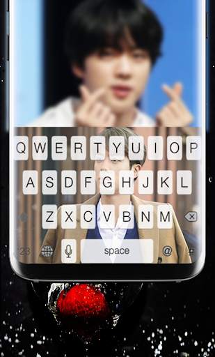 Keyboard BTS Jin Theme screenshot 4