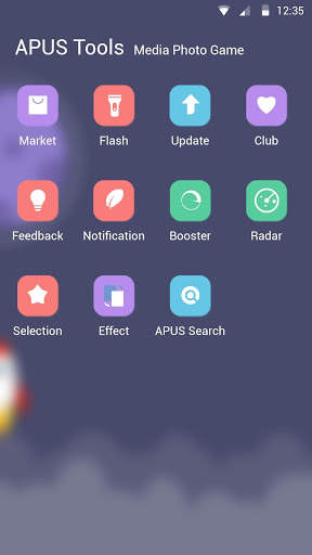 moon-APUS Launcher theme screenshot 3