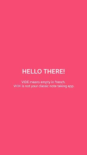 VIDE स्क्रीनशॉट 1