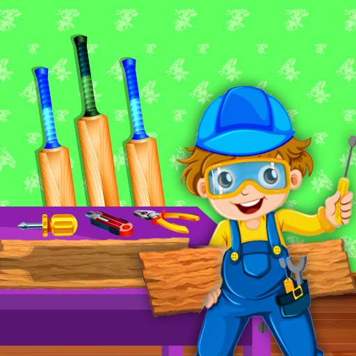 Cricket Bat Maker Factory 2021- Bat Making Game 1.1.1