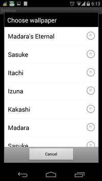 Sharingan Live Wallpaper скриншот 8