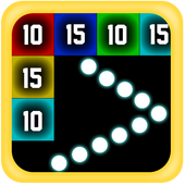 Ball Bricks Breaker Neon - The bricks breaker game icon