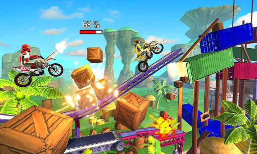 Modern Bike Stunt Racing - Moto Bike Shooting Game screenshot 3