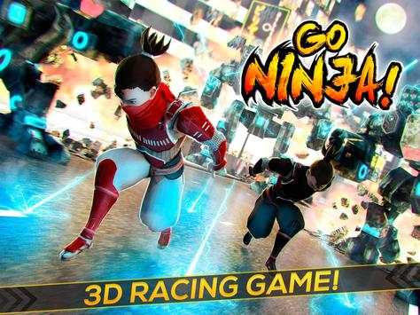 Go Ninja! Funny Robot Shooter screenshot 4
