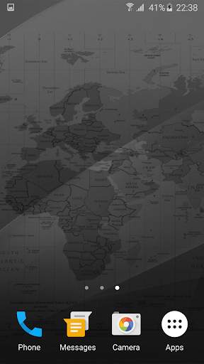 Black Map Live Wallpaper screenshot 3