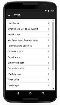 Tina Turner - Music And Lyrics screenshot 3