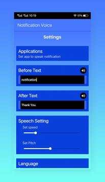 Notification Voice Reader screenshot 3