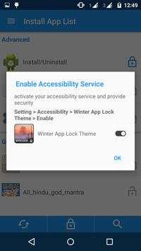 Winter App Lock Theme screenshot 4