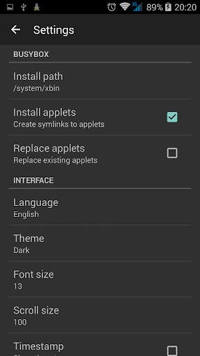 BusyBox screenshot 4