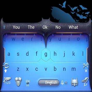 Cool Batman keyboard theme Superherokeyboard screenshot 1
