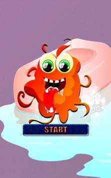 Bacteria Saga Match 3 Dash Tap screenshot 1