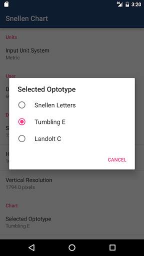 Snellen Chart screenshot 5