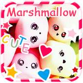 Cute Marshmallow Cartoon Theme for android free 1.1.1