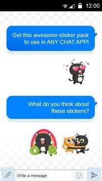 Kitty Messenger Stickers screenshot 4