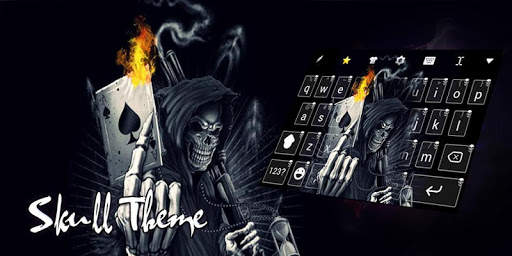 Skull Keyboard Theme screenshot 5