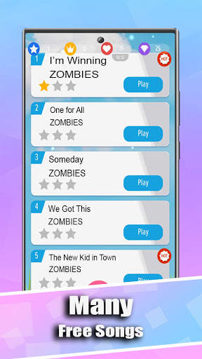 Zombies On Piano Tile screenshot 2