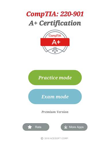 CompTIA A+: 220-901 Exam (expired on 7/31/2019) screenshot 7
