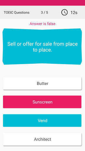 EVOQ – ENGLISH VOCABULARY QUIZ screenshot 3