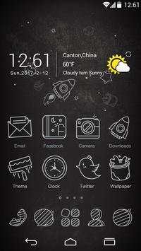 Powder GO Launcher Theme screenshot 1
