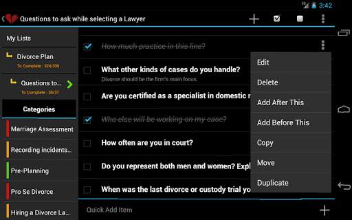 Divorce Planner - FREE screenshot 2