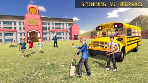 Off Road School Bus : Uphill Driving Simulator screenshot 10