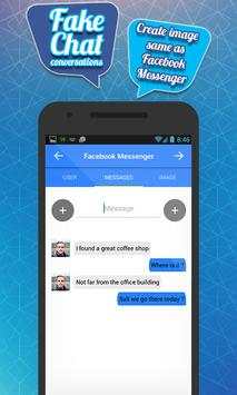 Fake Chat for fb Messenger screenshot 4