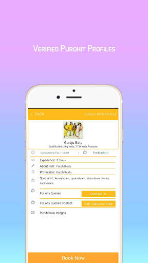 Purohithulu - Purohit Booking Pro screenshot 5