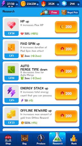 Merge Blade Master : offline idle game screenshot 7