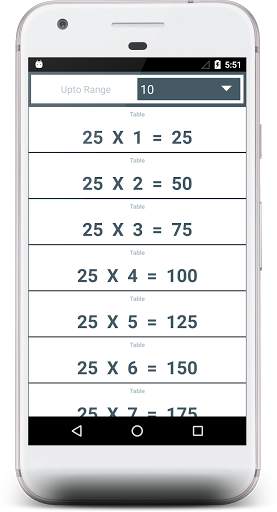 Multiplication Table And Math Table Calculator screenshot 7