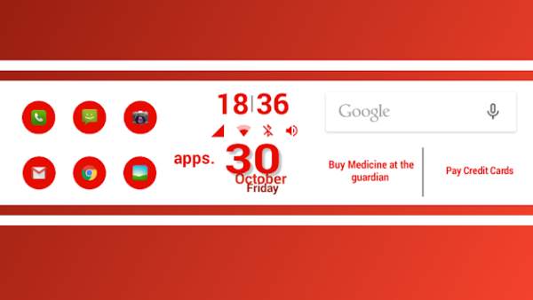 FShelbyRed for Total Launcher screenshot 3