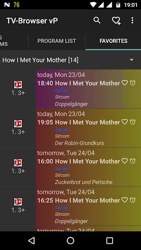 TV-Browser vP - TV program/radio program screenshot 3