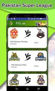 Schedule PSL 2019 - Super League Live Cricket screenshot 3