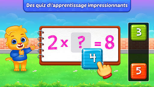 Jeux de multiplication enfants screenshot 2