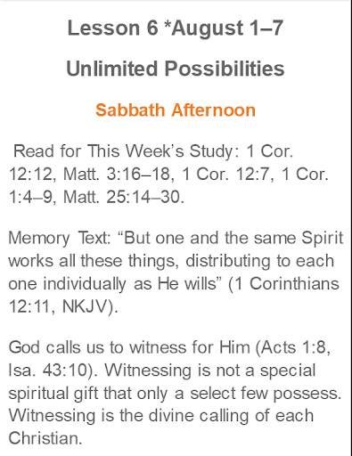 Adult Sabbath School 2020 screenshot 1