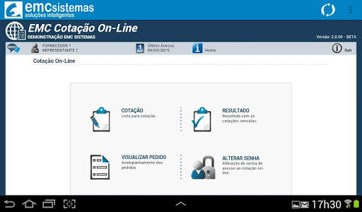 EMC Cotação On-Line screenshot 2