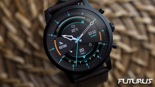 Futurus Watch Face & Clock Live Wallpaper screenshot 3