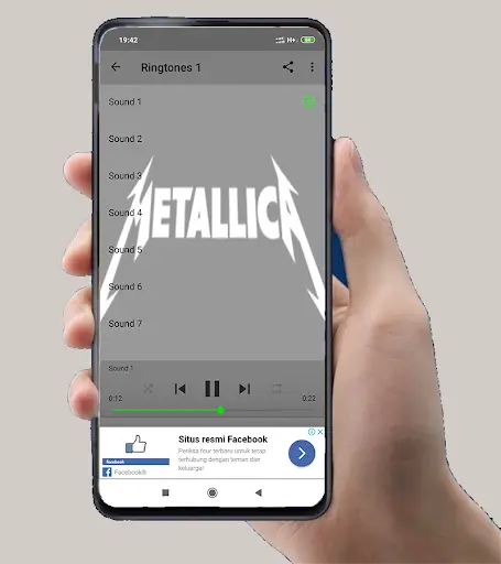 Metallica Cool Ringtones screenshot 3